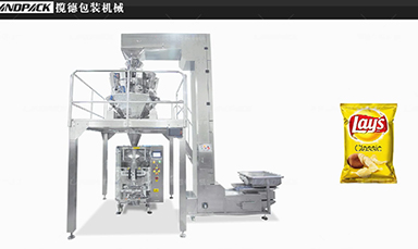 薯片包裝機視頻，佛山攬德包裝機廠家